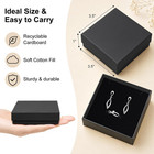 Jewelry Gift Boxes Black 40 Pack 3 5x3 5x1 Inch Small Jewelry Storage Shipping