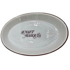 Sunset Marquis Hotel Oval Ceramic Dish Tray West Hollywood California Souvenir