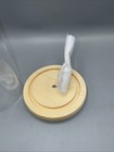 Clear Cloche Glass Dome Display Case With Wood Base And Fairy Light
