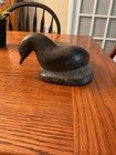 Inuit Eskimo Soapstone Carved Bird Signed   Numbered Made In Canada