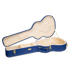 Crossrock Wooden Case-fits Om 000-14 Fret Acoustic Guitars-vibrant Blue