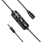Boya By-m1 Clip-on Microphone 3 5mm Lavalier Lapel For Mobile Phone Pc Recording