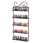 5tier Nail Polish Rack Metal Display Shelf Wall Mounted Holder Perfume Organizer