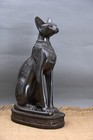 Antiquity Cat Statue Of Egyptian Goddess Bastet Of Ancient Egyptian Artifacts Bc