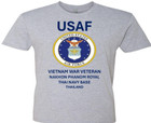 Takhli Royal Thai Afb Thailand  Vietnam  shirt W emblem usaf Officially Licensed