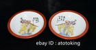 7 china Antique Qing Dynasty Coral Pastels Longevity God Tall Fruit Plate A Pair