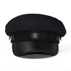 Womens Chauffeur Hat Vintage Newsboy Cap Classic Captain Sailor Hats Taxi 