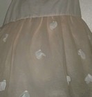 Pottery Barn Kids Monique Lhuillier Ethereal Blush Bed Skirt Pink Full 