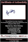 Nick Watney Authentic Signed Pga Notecard W certificate Autographed  a0001 
