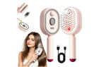 Electric Spray Air Cushion Massage Comb  Self-clean Hair Detangler Brush   5-in-