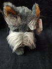 Ty Classic Schnauzer Dog Max  12 Inch  - Plush Stuffed Animal Toy With Hang Tag