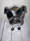French Bulldog Statue Ceramic Silver Metallic Shiny 8   x6   x4       Nwot Charity