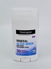 Neutrogena Sheer Sunscreen Stick Spf 50 Lot Of2 Dry Touch Face Body Uva Uvb 1 27