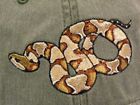 Copperhead Snake Embroidered Cotton Cap New Reptile