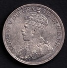 Canada 1936  1 One Dollar Silver Dollar Coin King George V Ms-60 Uncirculated 