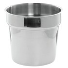Hubert Bain Marie Inset Pan Stainless Steel 4 Qt - 7 1 2 dia X 8 1 4 h