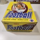 1984 Topps Football Display Wax Box - Empty Box  rare  No  x  Out 
