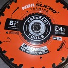 Crescent Nailslicer 6 1 2 In 24-tooth Carbide Framing Circular Saw Blade New