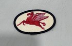 Vintage Esso   Mobil Pegasus Patch Lot Gas Oil Advertising Red Horse Embroidered