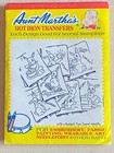 New       Lot Of  5  Aunt Martha   s Hot Iron Transfers - Days Of The Week 