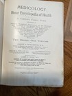 1901 Medicology Home Encyclopedia Health 10 Books 1 Vol Antique Medical Book