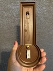 Vintage Springfield Instrument Co Thermometer Wall Mount Weather Gauge 