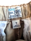 The Children   s Place Uniform Chino Shorts Khaki Tan Size Boys 7 School Preppy 