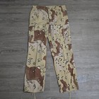 Vintage Us Military Desert Storm Chocolate Chip Camo Cargo Atlanco Sz Medium Reg