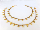Indian Gold Plated Payal Foot Designer Chain Anklet Set Ethnic Fashion Jewelry