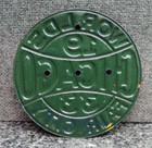 Chicago Worlds Fair City 1933 License Topper Radiator Badge Car Auto Gas Oil