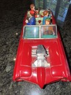 Monkees 1960   s All Original Battery Operated Car  Complete Made In Japan Exc