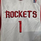 Rare Vintage Reebok Authentic Houston Rockets Tracy Mcgrady 1 Jersey Mens 48 Xl