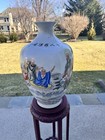 Vintage Chinese Porcelain Vase Large Size 21 5    Tall