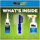 Nix Lice Removal Kit - Treatment Hair Solution And Comb  Home Defense    