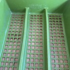 Vtg Deka Plastic Avocado Green Drawer Utensil Silverware Organize Tray  2 Pc 