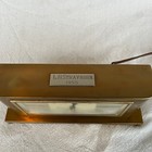 Vintage Seth Thomas Clock In A  silvercrest  In Bronze Case 1934 April Art Deco