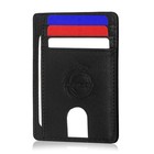 Men   s Slim Rfid Blocking Pu Leather Wallet Credit Card Cash   Coin Holder