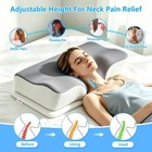 Memory Foam Pillow Booster Set  3-pack Adjustable Height Pads