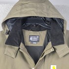 Carhartt Insulated Jacket Mens 2xl Xxl Gray Green Hooded Outdoor Ripstop Nwt