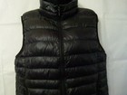 Uniqlo Juniors Girls Vest Puffer Quilted Feather Down Blacksize 4 S