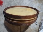 19th Century Gw Elliott Snare Drum Wooden see Description 