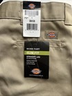 Dickies Wp873 Men s Slim Straight Work Pant Color Khaki 38x30 New Nwt