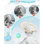 Adjustable Baby Shower Cap 2 Kids Hair Washing Shield Bath Hat Waterproof Crown 