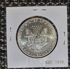 1986 American Silver Eagle Bu Coin 1 Oz  1 Dollar Uncirculated First Year Mint
