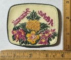 Vintage Aloha Hawaii Pineapple Sunset Iron On Patch State Travel Souvenir