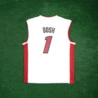 2012-13 Chris Bosh Adidas Men s Miami Heat Official Home White Jersey