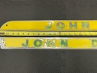 Vintage John Deere Sign Tractor Embossed Emblems 1010 2010 3010 Wall Hangers Org