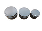 2 Oz-4 Oz-6 Oz Seamless Metal Candle Tin Containers With Lids  6-12-24 Count 