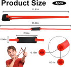 Slingshot Replacement Band Sets Heavy Pull Rubber Wrist Rocket Tubular Elastic