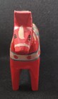 Vintage Dala Horse Swedish Carved Wood Red 4 Inches Figure